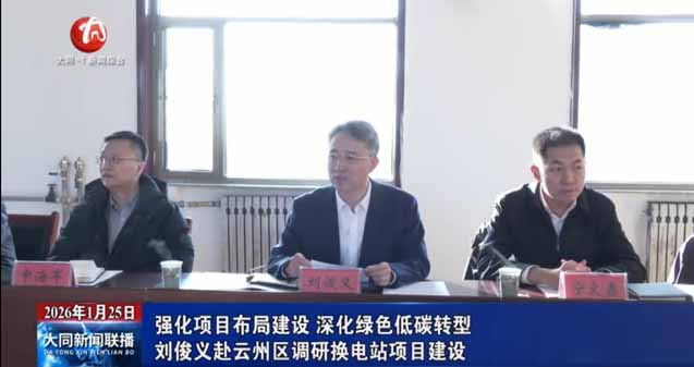 劉俊義赴云州區調研換電站項目建設